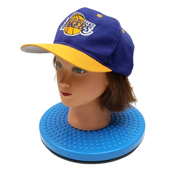Los Angeles Lakers Logo 7 vintage SnapBack Euc 90s Showtime Sport Specialities - Picture 4 of 6
